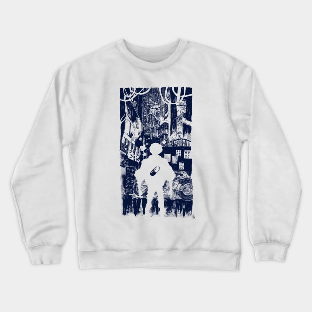 Akira Neo Tokyo Crewneck Sweatshirt by exeivier